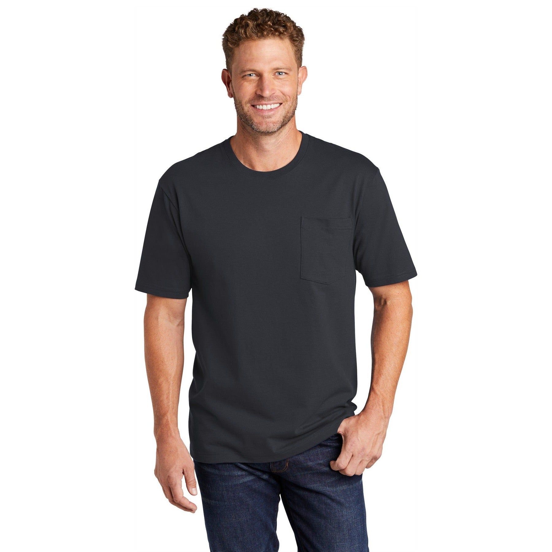 CornerStone-CornerStone ® Workwear Pocket Tee CS430-MedTech-7